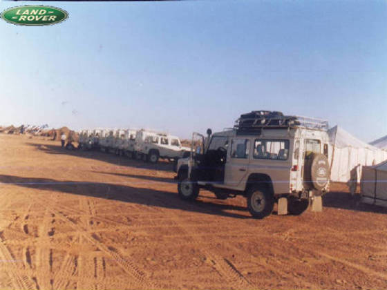 The famous LandRover Defender 4x4