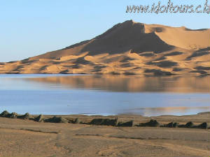 Charming sand-dunes of Morocco